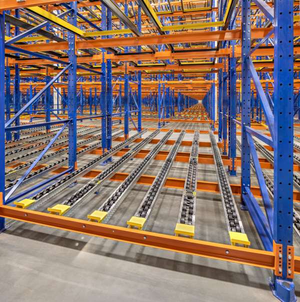 Pallet Flow Rack for Springboro warehouses