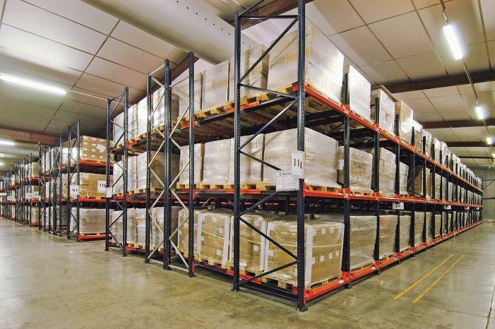 Push Back Pallet Rack for Springboro warehouses